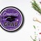 25 Count Purple Congrats Grad Solid Color Paper Dessert Plates Disposable Supplies